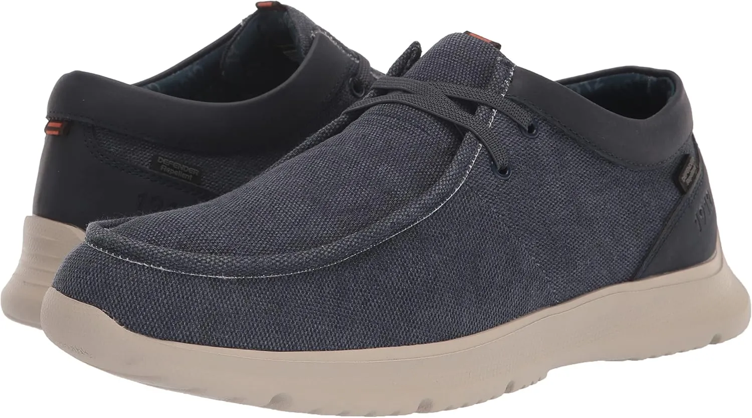 Nunn Bush Men's Bushwacker Moccasin Toe Slip-on Canvas Loafer Lightweight Casual Shoe