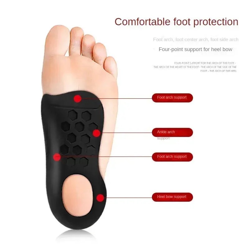 O-Shaped Legs Correction Arch Support Plantar Insoles