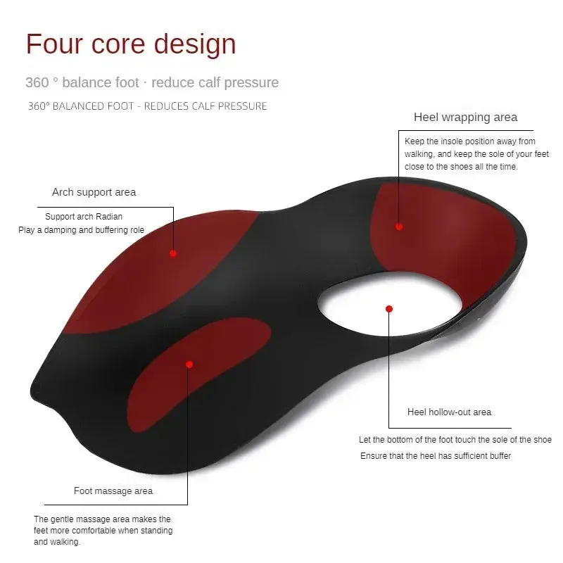 O-Shaped Legs Correction Arch Support Plantar Insoles