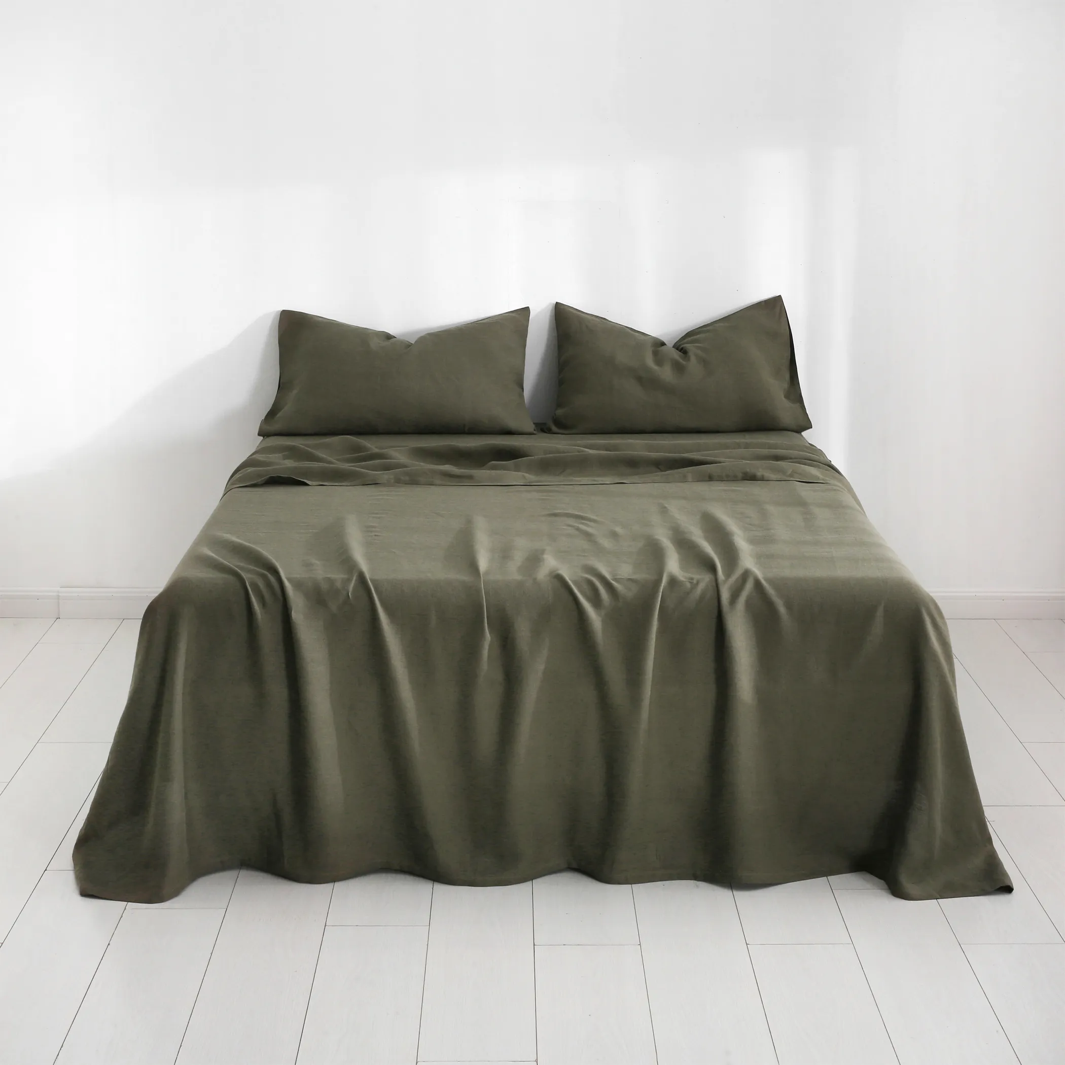 Olive 100% Hemp Flat Sheet