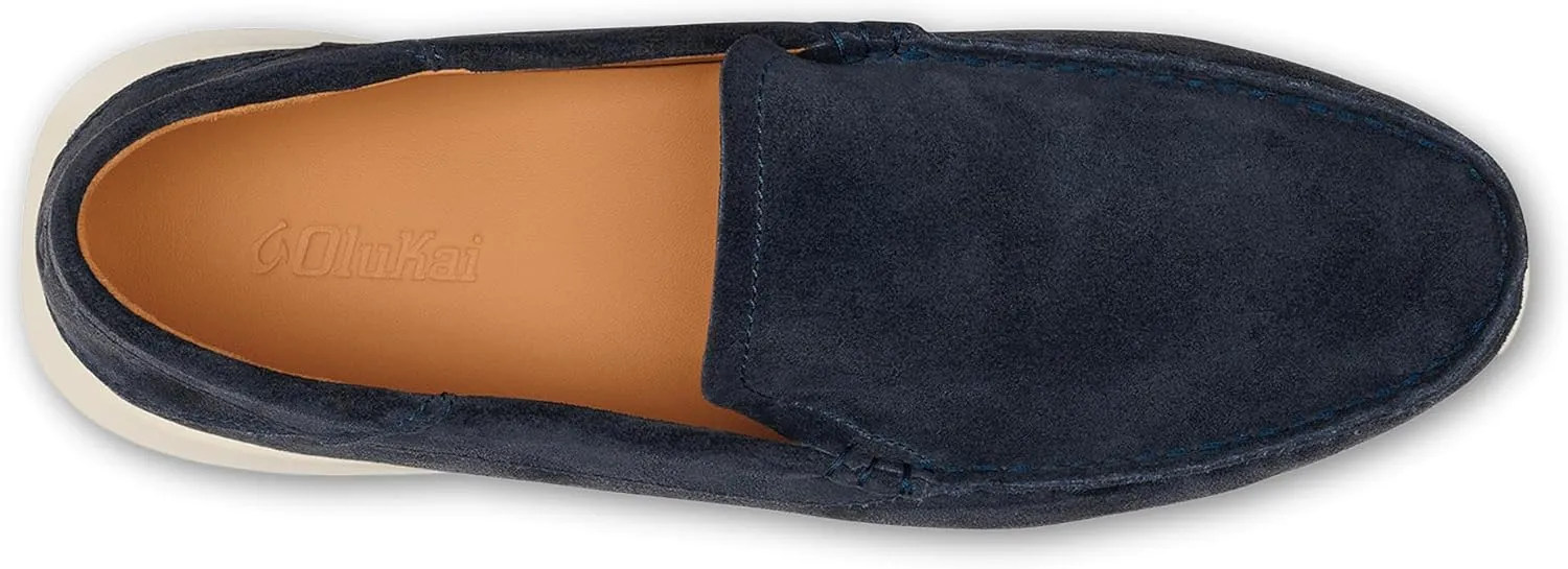 OLUKAI Ka'a Loafer Men's Premium Shoe, Premier Italian Suede Materials & Craftsmanship, Sleek & Contemporary Look, Comfortable Fit & All-Day Support