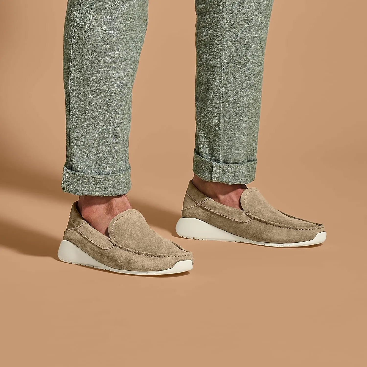 OLUKAI Ka'a Loafer Men's Premium Shoe, Premier Italian Suede Materials & Craftsmanship, Sleek & Contemporary Look, Comfortable Fit & All-Day Support