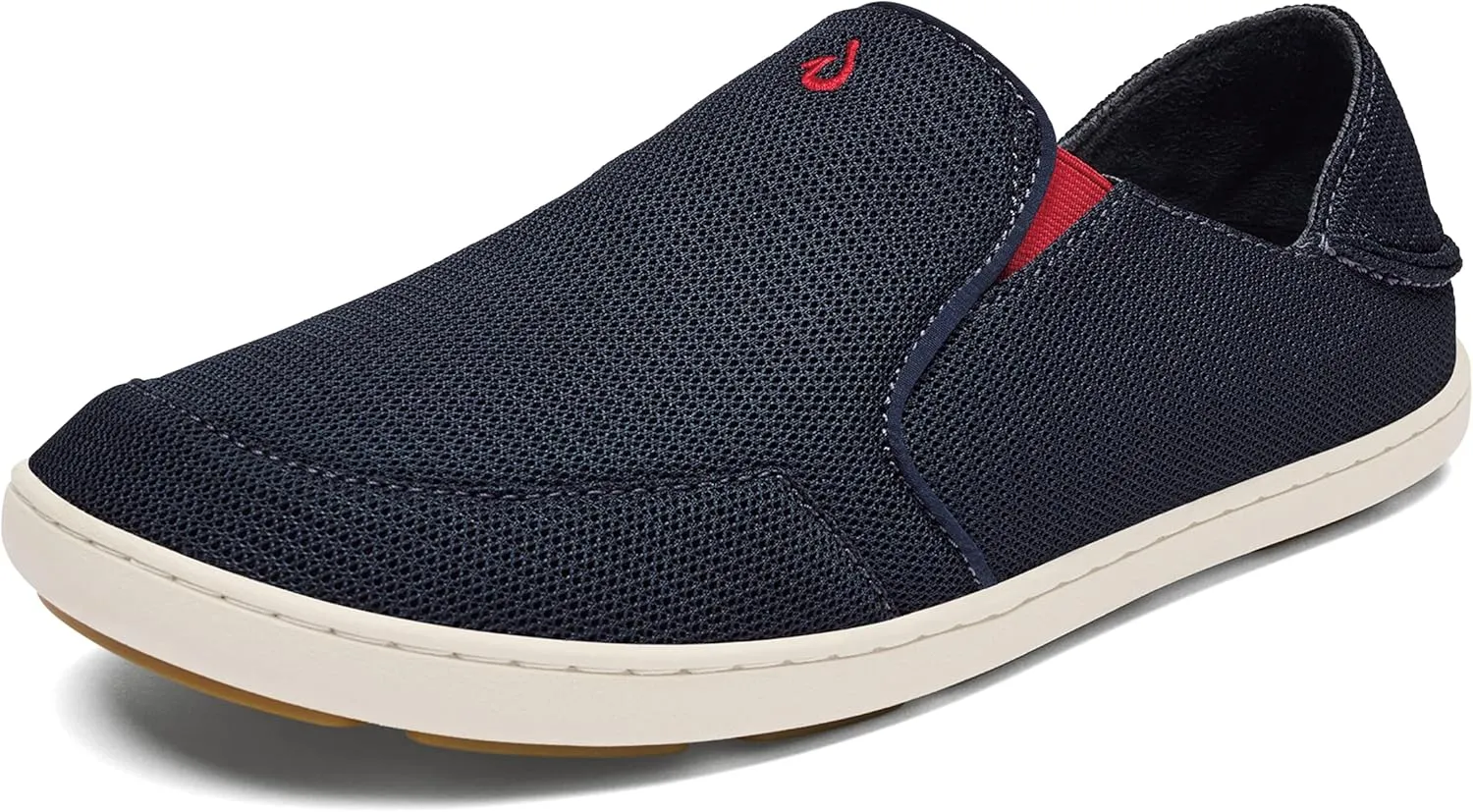 OLUKAI Nohea Mesh Men's Slip On Sneakers, Lightweight & Breathable Shoes for Everyday Wear, All-Weather & Enhanced Traction