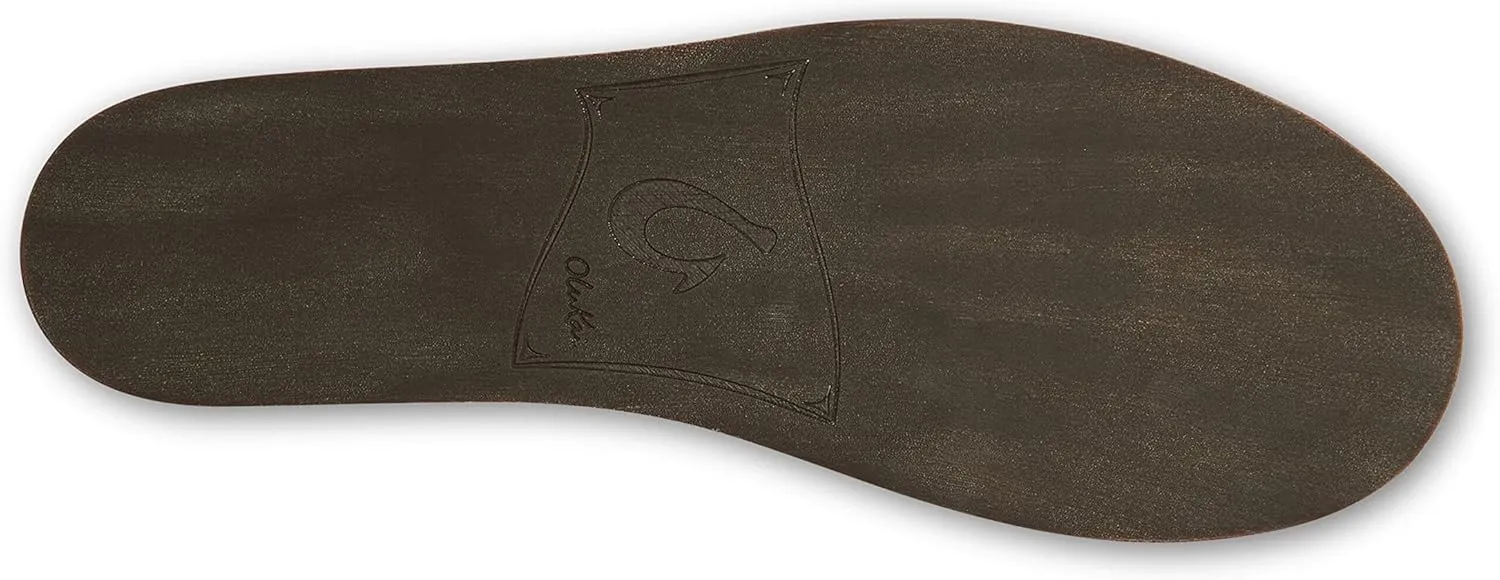 OLUKAI Nohea Slipper, Women's Slip-On Shoes, Genuine Shearling & Premium Nubuck Leather, Drop-In Heel Design, Cozy & Ultra-Soft Comfort Fit