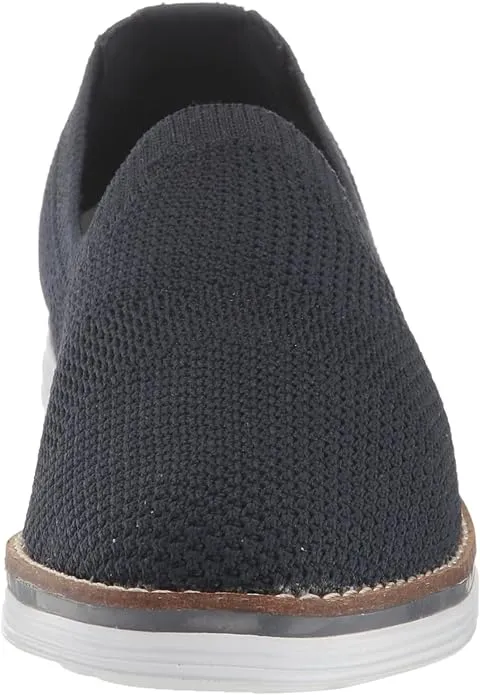 On Knit/Optic Navy Grand Haan Slip Loafer Cole Meridian Original Smart-enabled Cloudfeel Large assortment White