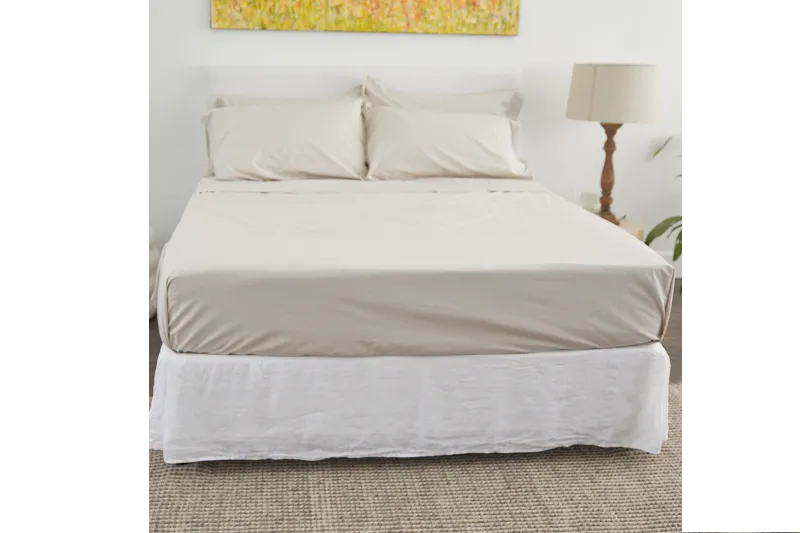 Organic Cotton Sheet Set - Oyster