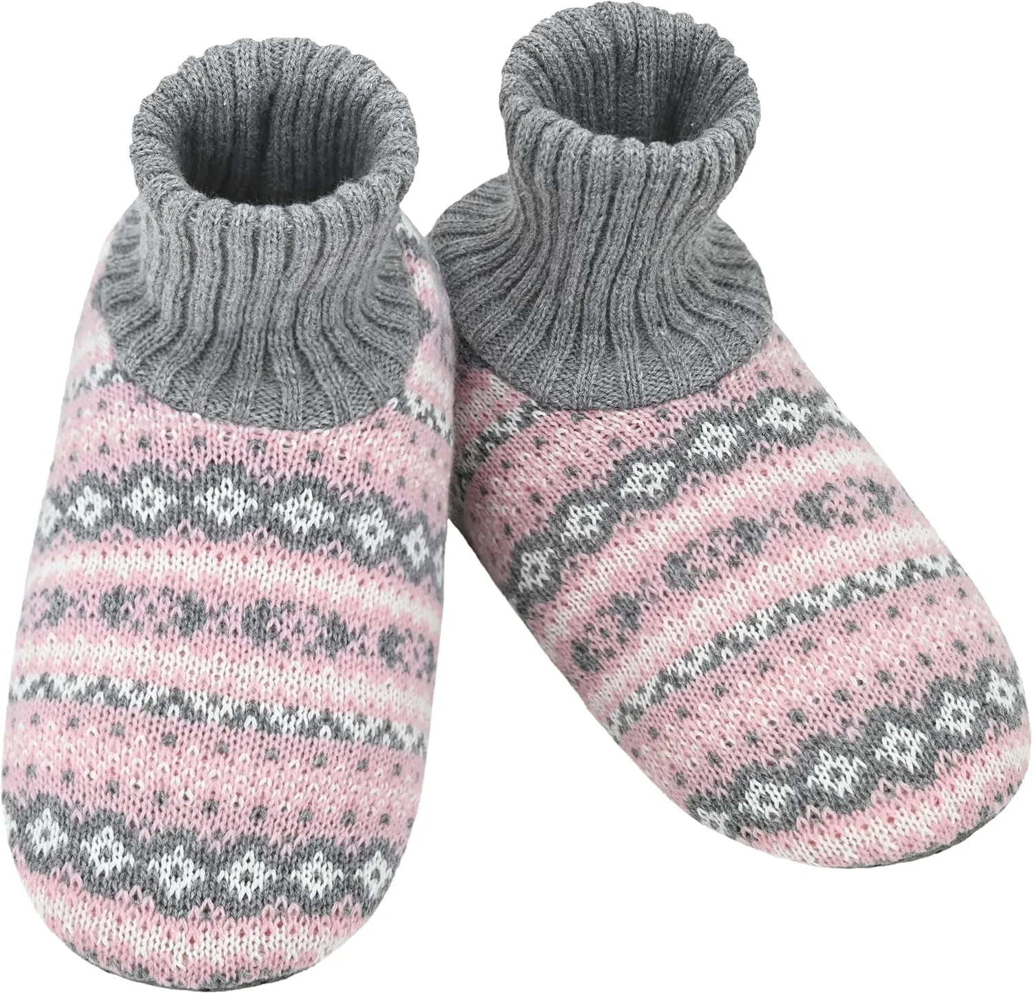Panda Bros Slipper Socks For Women With Grippers, Fuzzy Womens Slipper Booties With Non Slip Bottoms, Cozy Warm House Slippers