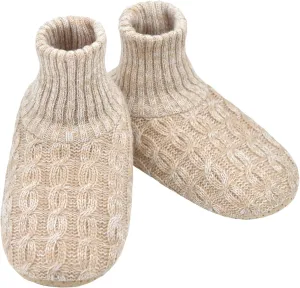 Panda Bros Slipper Socks For Women With Grippers, Fuzzy Womens Slipper Booties With Non Slip Bottoms, Cozy Warm House Slippers