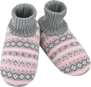Panda Bros Slipper Socks For Women With Grippers, Fuzzy Womens Slipper Booties With Non Slip Bottoms, Cozy Warm House Slippers