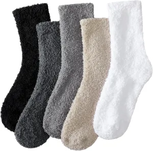 Passionbility Fuzzy Socks for Women - Fluffy Socks Women, Women Slipper Socks of Coral Fleece