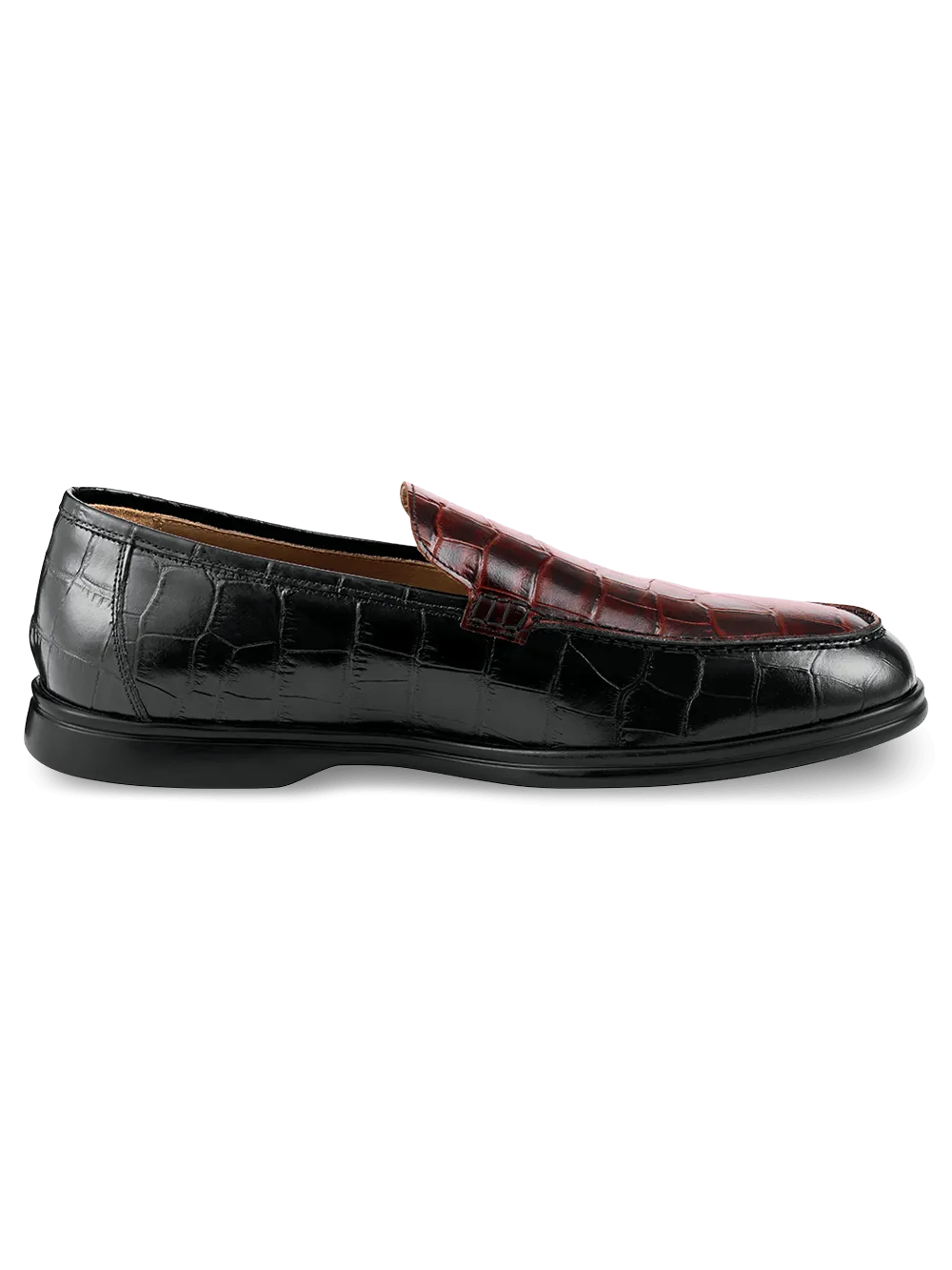 Patrick Loafer - Black/burgundy