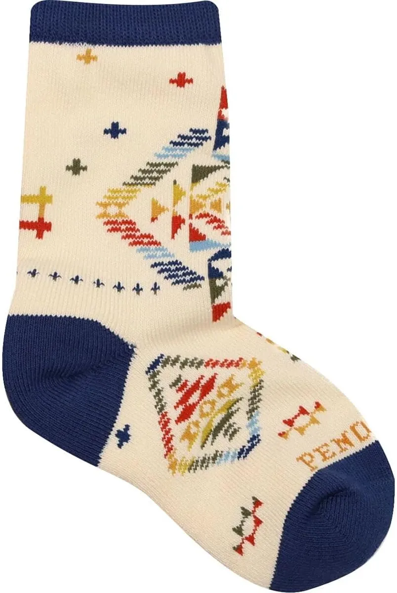 PENDLETON Kids Wild Blooms 2-Pack Socks | Gift Box | Youth Cotton Crew Socks