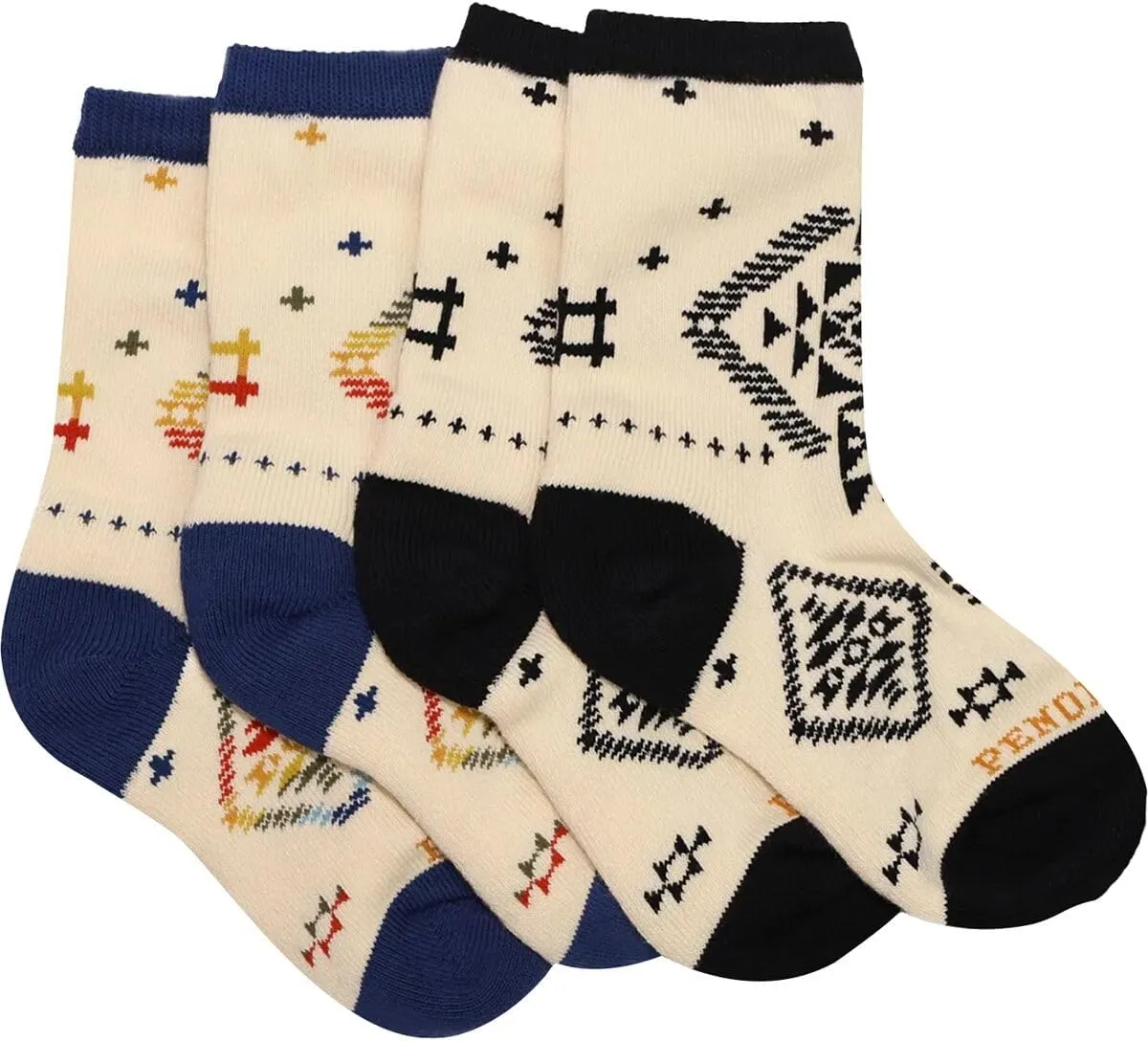 PENDLETON Kids Wild Blooms 2-Pack Socks | Gift Box | Youth Cotton Crew Socks