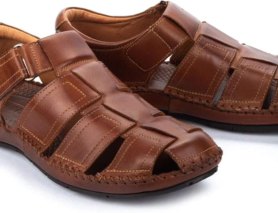 PIKOLINOS Flat Sandals Leather Tarifa for Man