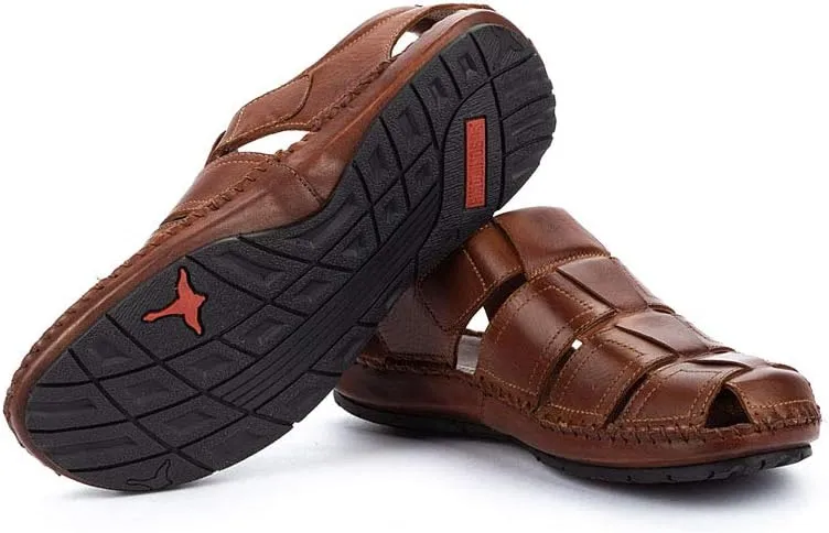 PIKOLINOS Flat Sandals Leather Tarifa for Man