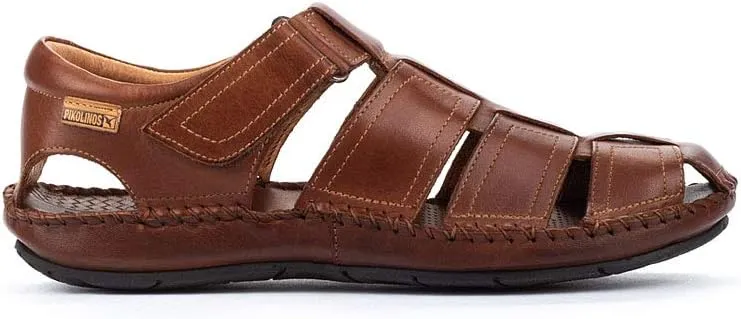 PIKOLINOS Flat Sandals Leather Tarifa for Man