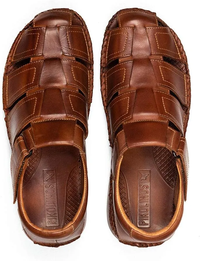 PIKOLINOS Flat Sandals Leather Tarifa for Man