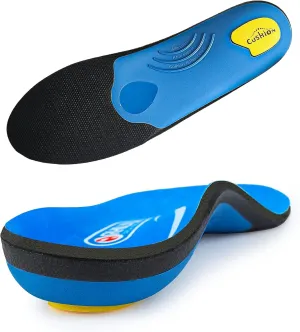 Plantar Fasciitis Pain Relief Men Orthotics in Shoes Insole Arch Support Work Boot Inserts Flat Feet Women Heel Spur Pad Orthopedic Sole for Pronation Absorb Shock Athletic Cushion