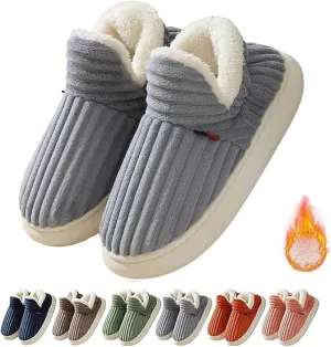 Pluffi Cozy Stylish Slipper, Pluffi Slipper Booties, Winter Fuzzy Warm Thick-Soled Plush House Cloud Slides Women Men Cozy Warm Fluffy Slippers