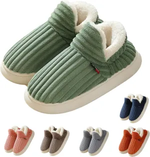 Pluffi Cozy Stylish Slipper Women Men, Pluffi Slipper Booties, Winter Cloud Slides Fuzzy Warm Thick-Soled House