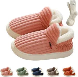 Pluffi Slipper Booties, Unisex Winter Cozy Slippers Casual Home Shoes, Shoes Non-Slip Cozy ushion Warm Slippers