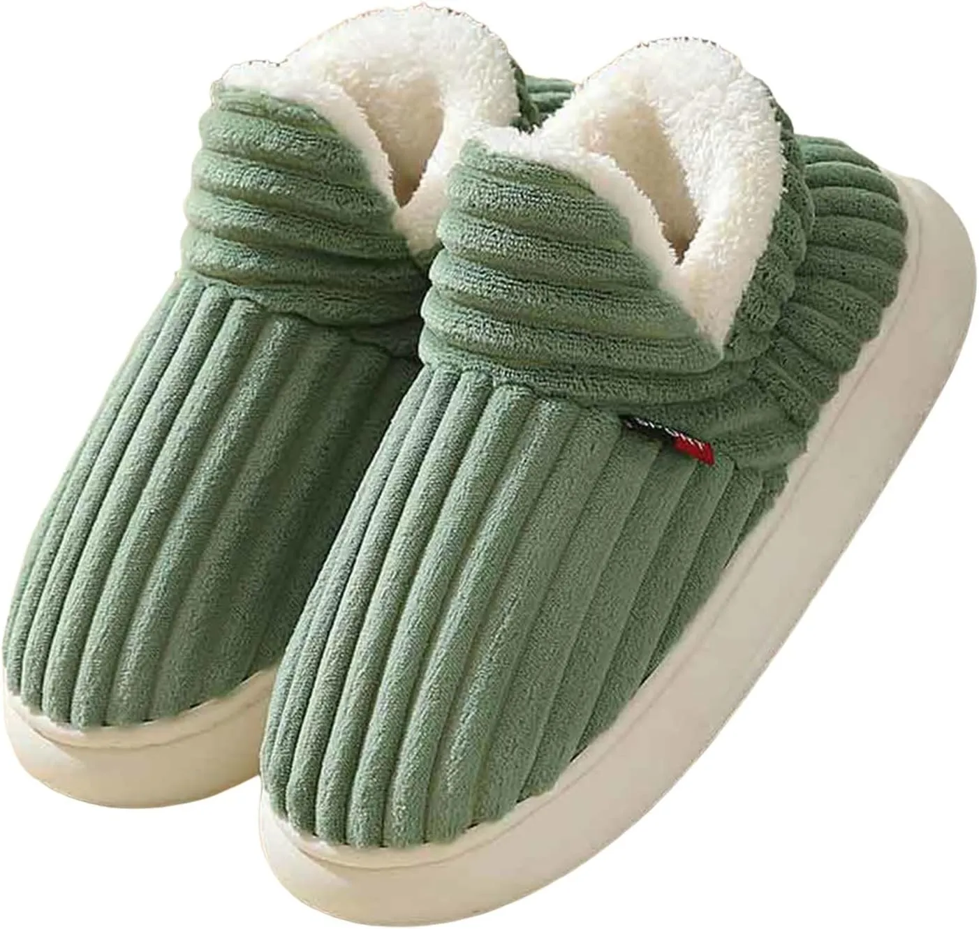 Pluffi Slipper Booties Women Pluffi Cozy Stylish Slipper Winter Fuzzy Warm Thick-Soled Plush House Cloud Slides Men Women