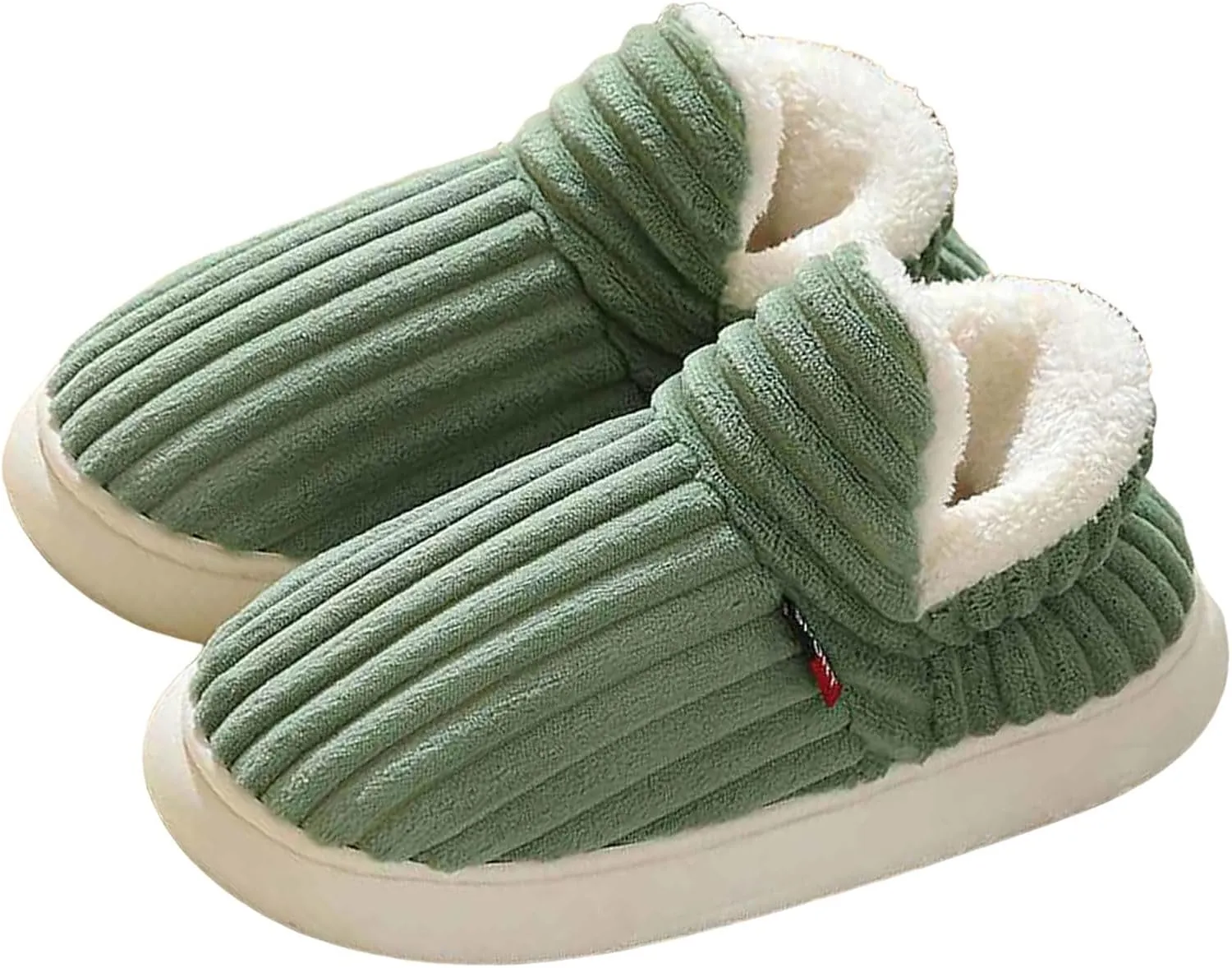 Pluffi Slipper Booties Women Pluffi Cozy Stylish Slipper Winter Fuzzy Warm Thick-Soled Plush House Cloud Slides Men Women