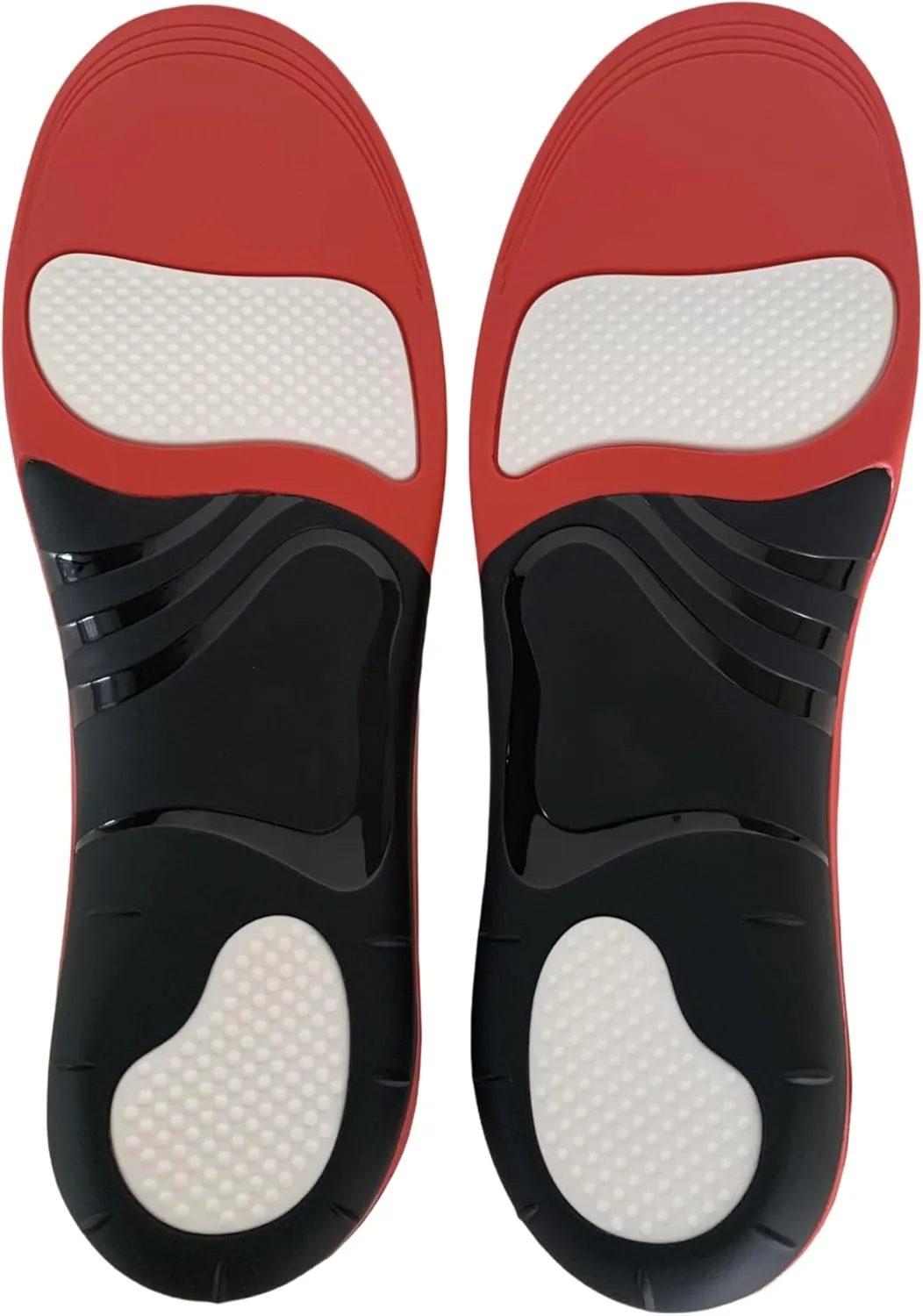 Premium Arch Support Insoles for Men and Women - Orthotic Shoe Inserts with Enhanced Comfort, Firm Arch Support, and Cushioned Heel for Long-Term Wear (Black, M(Men 9-10.5/Women 10-11.5))