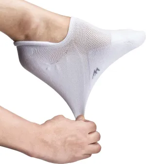 Pro Mountain Wide Toe Box No Show Running Socks For Health Unisex Arch Support Athletic Workout Heel Tab 6 Pack Size S to L
