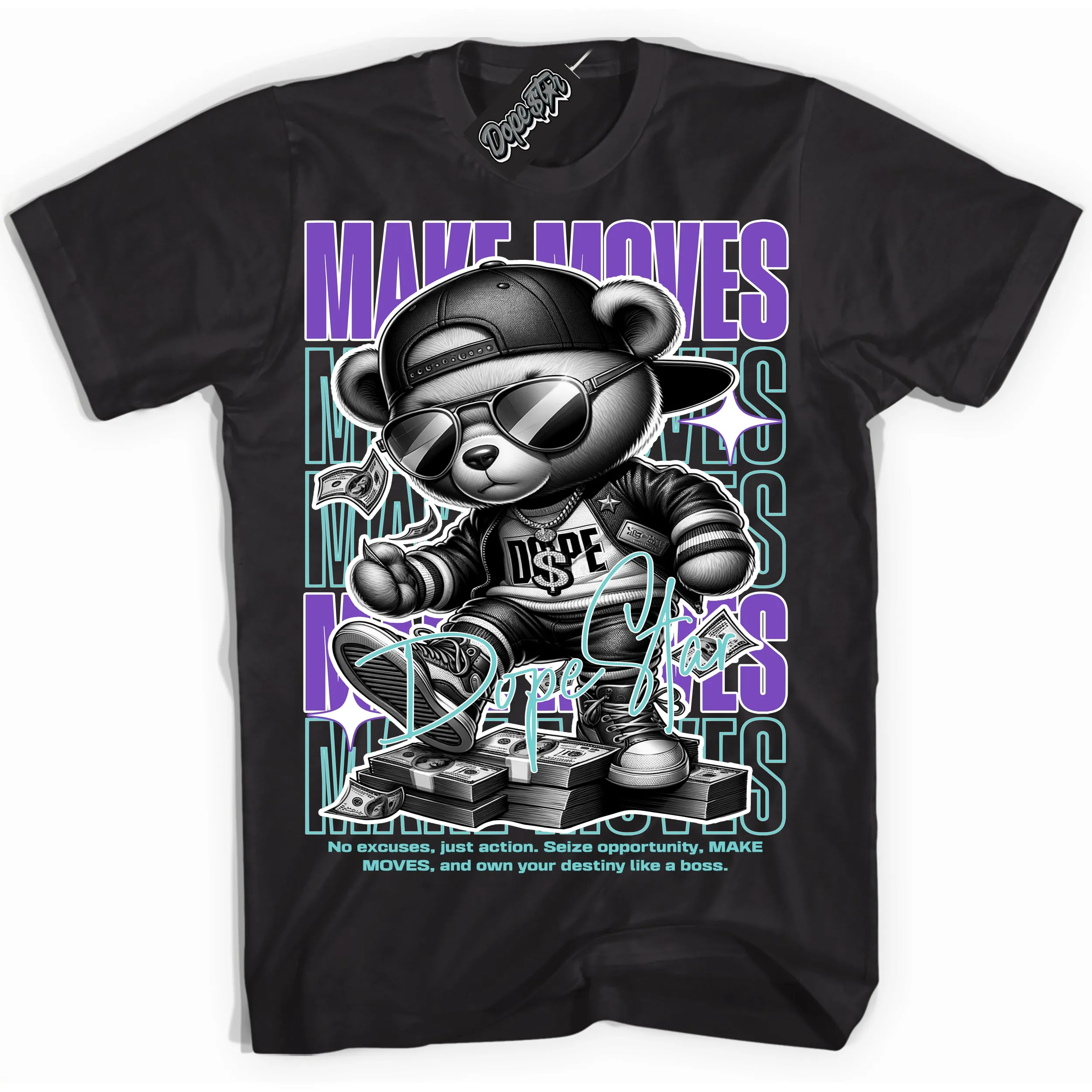 Psychic Purple Hyper Jade 1s Sneaker Shirt Make Moves Graphic