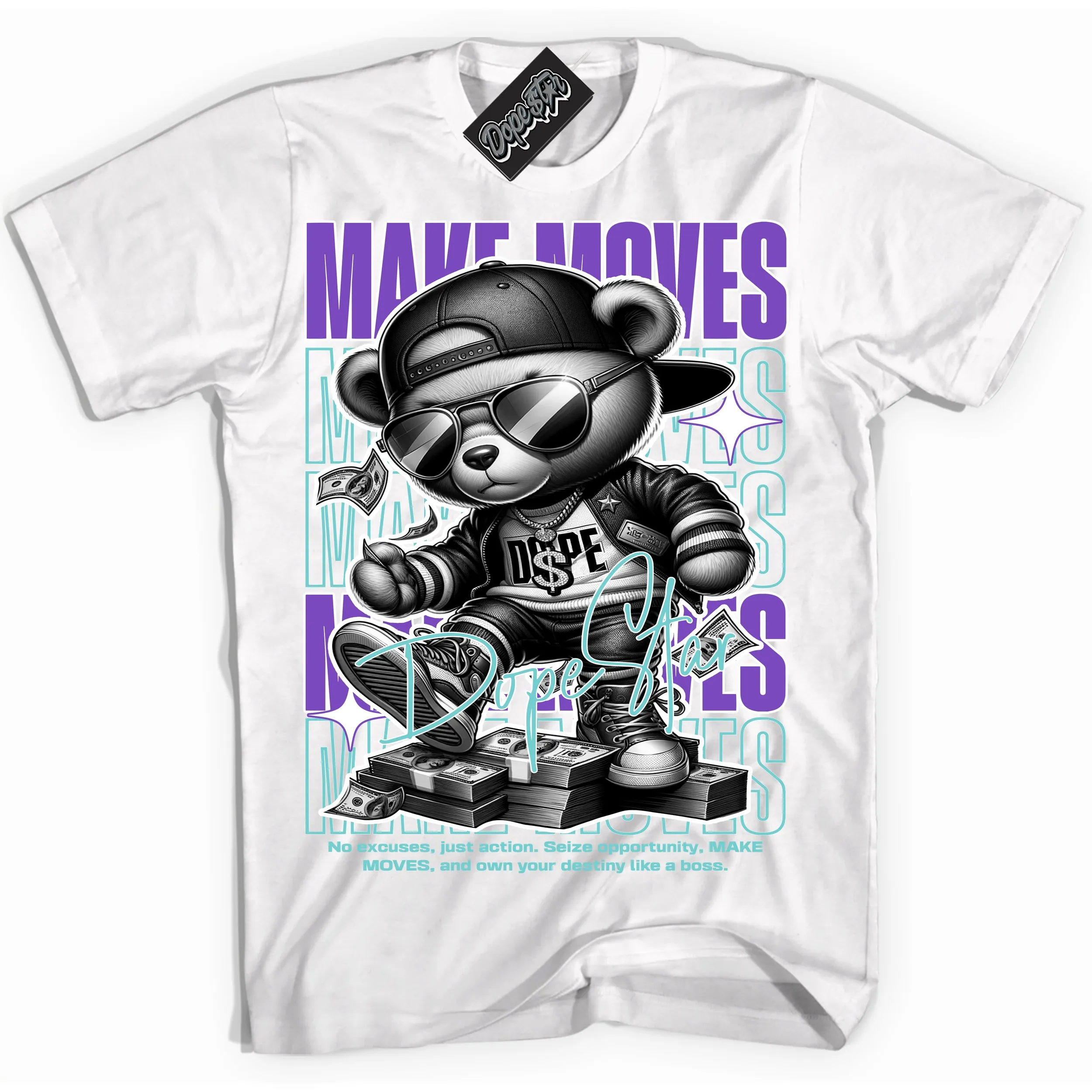 Psychic Purple Hyper Jade 1s Sneaker Shirt Make Moves Graphic