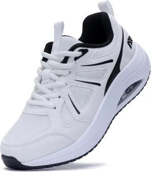 QAUPPE Womens Walking Shoes with Arch Support Athletic Orthotic Sneakers for Women Foot Pain Relief