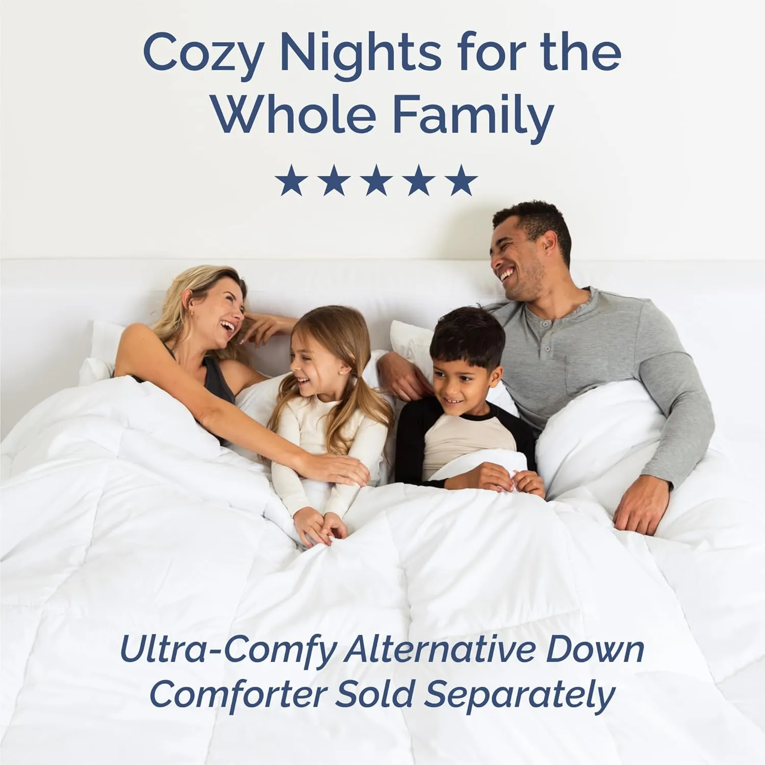 Queen Size 4 Piece Sheet Set - Comfy Breathable & Cooling Bed Sheets Set - Hotel Luxury Bedding for Women, Men, Kids, Teens, Boys & Girls - Deep Pockets, Soft, Wrinkle Free - Oeko-Tex - Blue Stripes 3