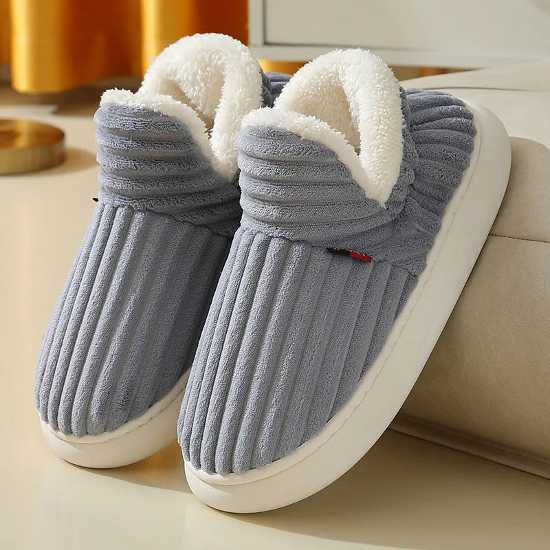 "Pluffi Cozy Stylish Slipper Booties – Warm Plush Lined Slippers for Women & Men | Comfortable and Trendy Indoor Footwear"