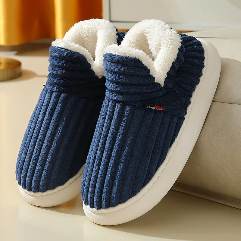 "Pluffi Cozy Stylish Slipper Booties – Warm Plush Lined Slippers for Women & Men | Comfortable and Trendy Indoor Footwear"