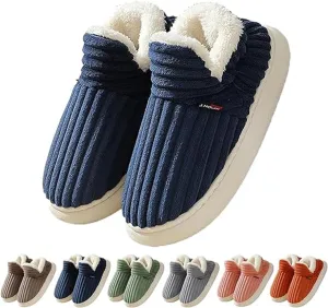 "Pluffi Cozy Stylish Slipper Booties – Warm Plush Lined Slippers for Women & Men | Comfortable and Trendy Indoor Footwear"