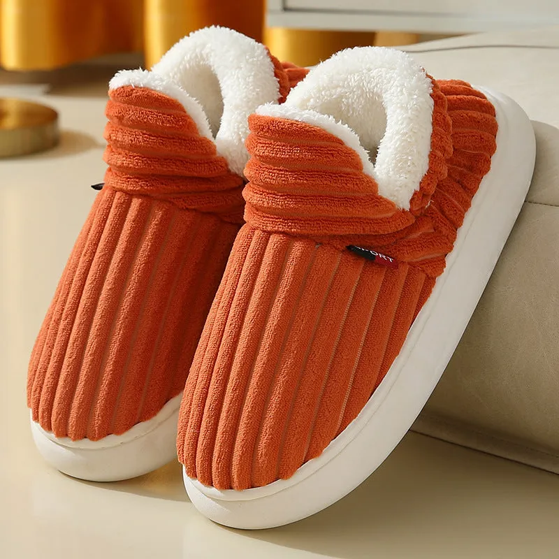 "Pluffi Cozy Stylish Slipper Booties – Warm Plush Lined Slippers for Women & Men | Comfortable and Trendy Indoor Footwear"