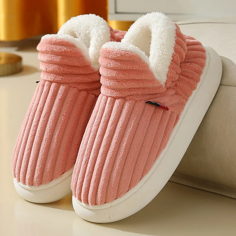 "Pluffi Cozy Stylish Slipper Booties – Warm Plush Lined Slippers for Women & Men | Comfortable and Trendy Indoor Footwear"