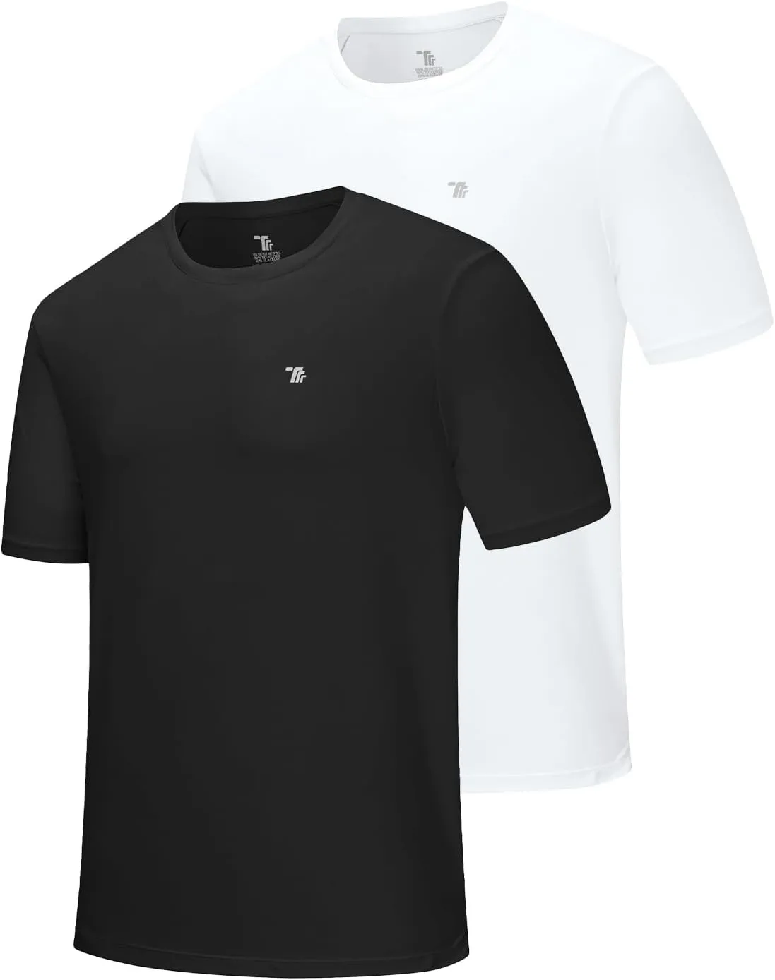 Rdruko Men's Dry Fit Workout Shirts Moisture Wicking Short Sleeve Athletic Running Gym Active T Shirts
