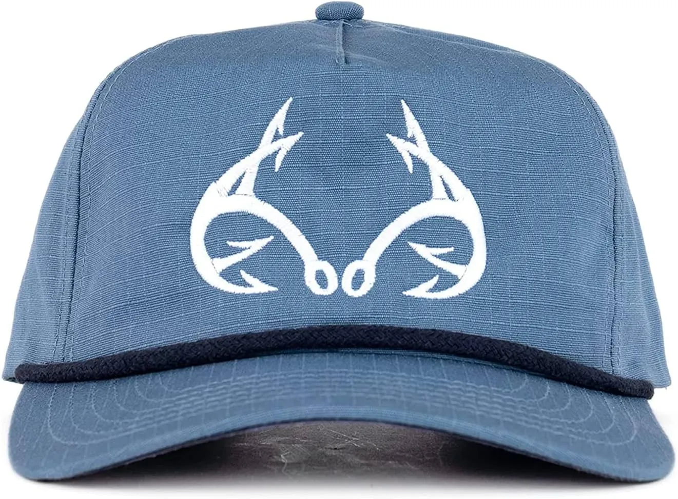 Realtree Camo Rope Hat – Vintage Flat Brim, Adjustable Snapback, Lightweight Outdoor Cap for Hunting, Fishing, and Boating