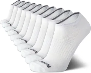 Reebok Men's Low Cut Socks - 10 Pack Stretch Performance Basic No Show Socks - Flat Athletic Socks for Men (Shoe Size 6-12.5)