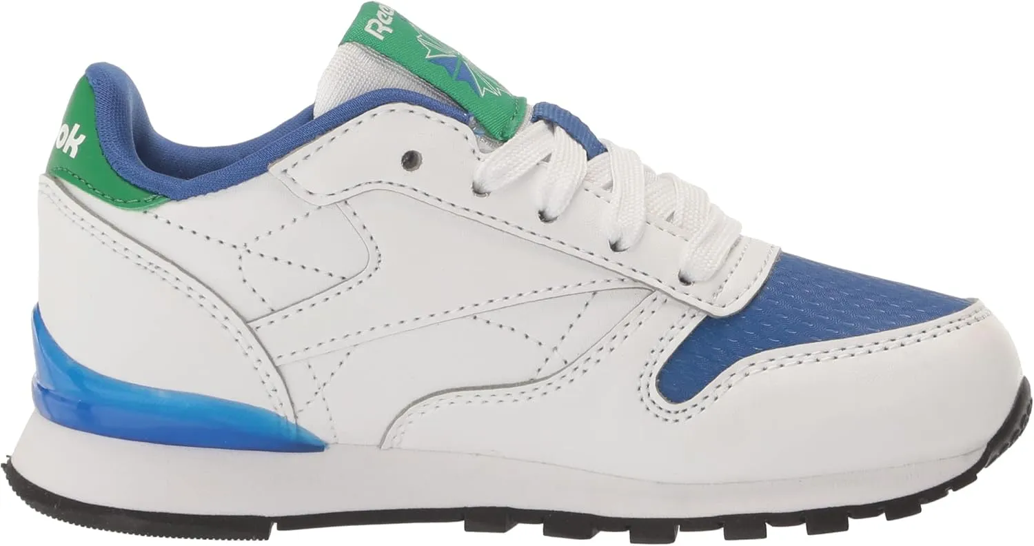 Reebok Unisex-Child Classic Leather Step N Flash Light Up Sneaker