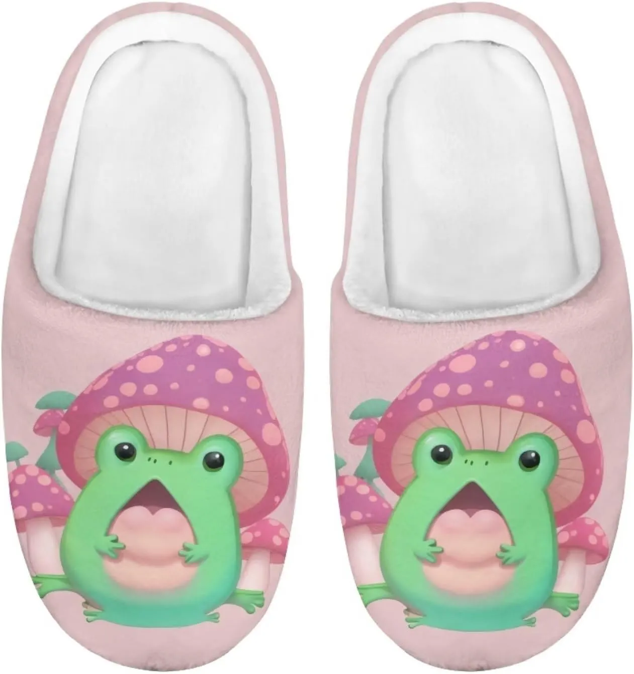 Renewold Boys Girls House Slipper Kids Warm Plush Winter Cotton Slippers Slip On Nonslip Indoor Slippers Shoes