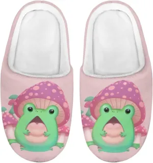 Renewold Boys Girls House Slipper Kids Warm Plush Winter Cotton Slippers Slip On Nonslip Indoor Slippers Shoes