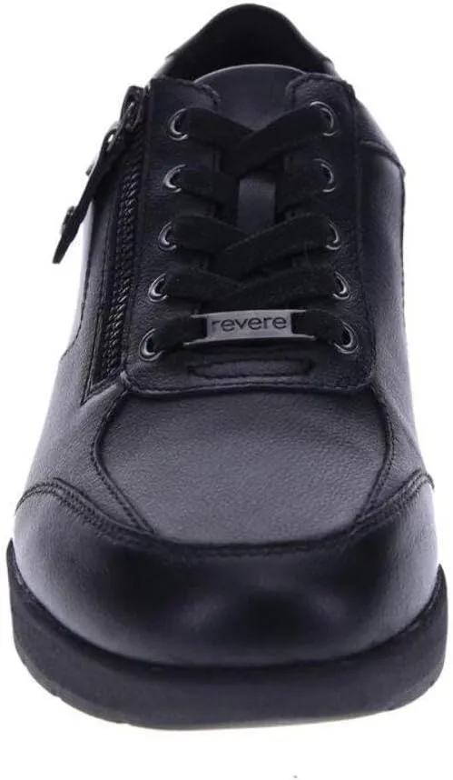 Revere Boston Women's Adjustable Sneakers - Stylish, Orthotic-Friendly Sneakers with Side Zipper and Custom Fit Options
