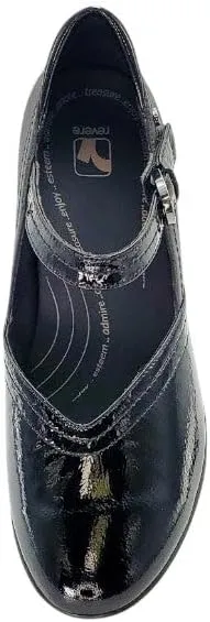 Revere Narita Women's Mary Jane Shoes - Adjustable Strap, Premium Leather, Cushioned Footbed & Arch Support - Stylish & Comfortable Dress Shoes for All-Day Wear