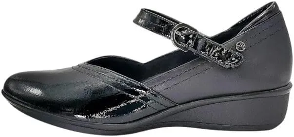 Revere Narita Women's Mary Jane Shoes - Adjustable Strap, Premium Leather, Cushioned Footbed & Arch Support - Stylish & Comfortable Dress Shoes for All-Day Wear