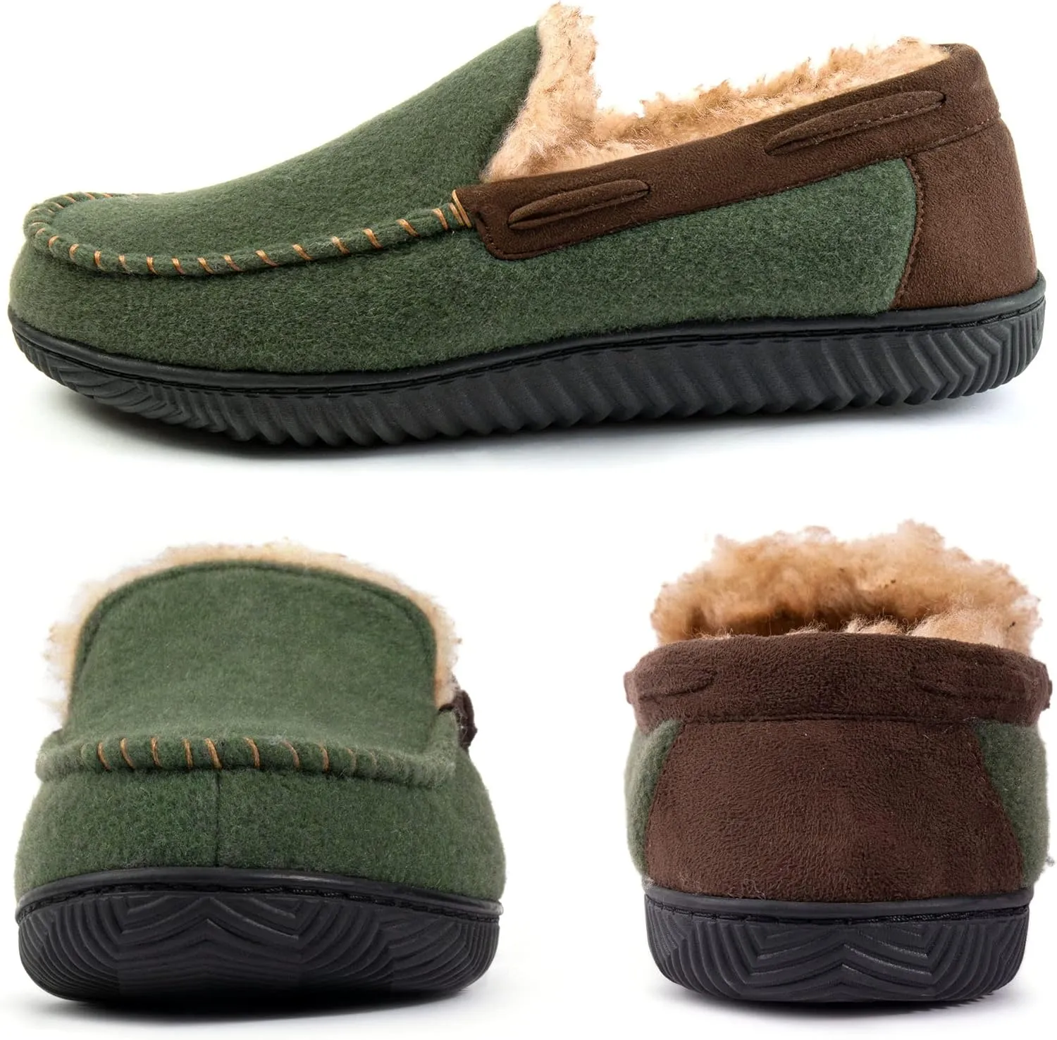 RockDove Men's Hearthfire Memory Foam Moc Slipper