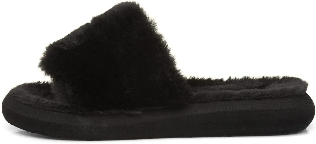Rocket Dog Womens/Ladies Stratus Winette Faux Fur Slippers (9) (Black)