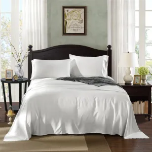 Royal Comfort 1000TC Rich Breathable Natural Bamboo Collection Sheets Set White Mega King